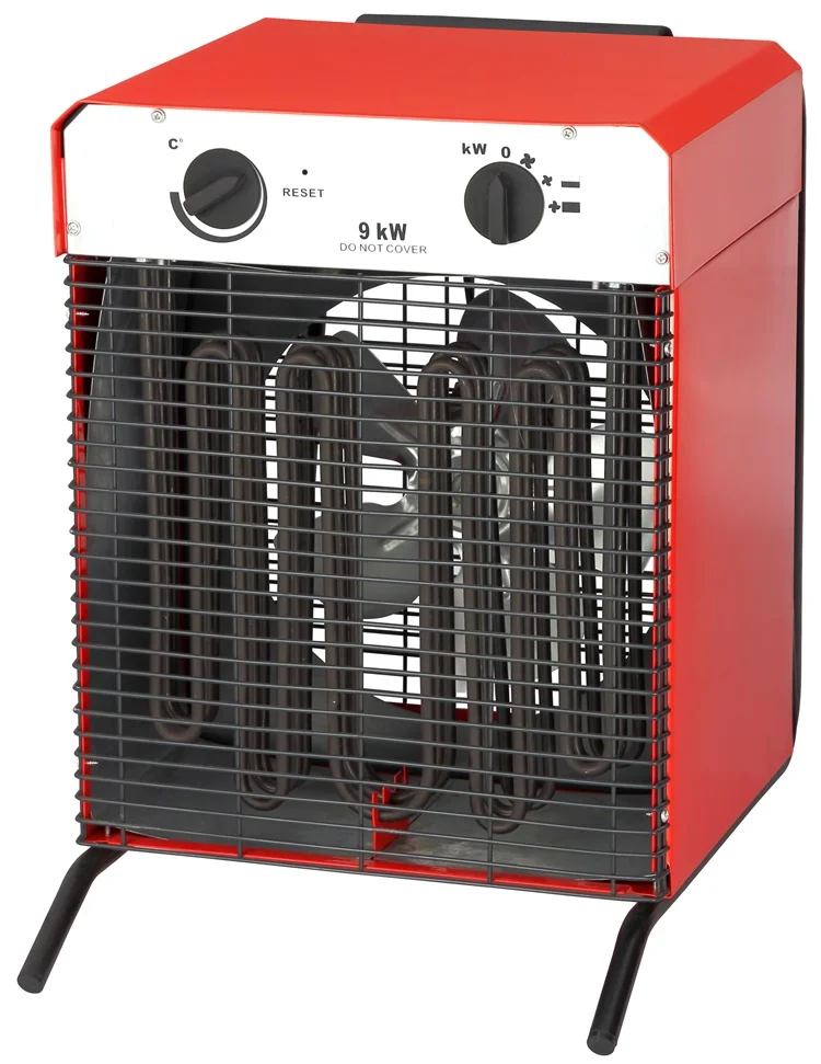 Безопасный и надежный красный Малый размеры Портативный Промышленности Электрический тепловентилятор