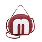 Glossy tote fashion shiny rivet shoulder bag