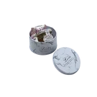Small Custom Design Metal Wedding Gift Printed Round Candy Tin Box
