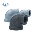 economic malleable iron pipe fittings made in China/45 degree elbow