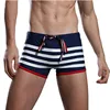 Hot sale mens swimwear string design striped swimwear men good quality swimwear