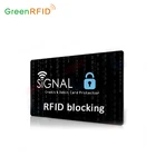 Factory Custom Scanner 13.56Mhz RFID Card Blocker For Credit Card