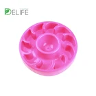 elevated eco personalized custom logo spill proof slow eating acrylic dog food feeding cat luxury bowl stand anti ant