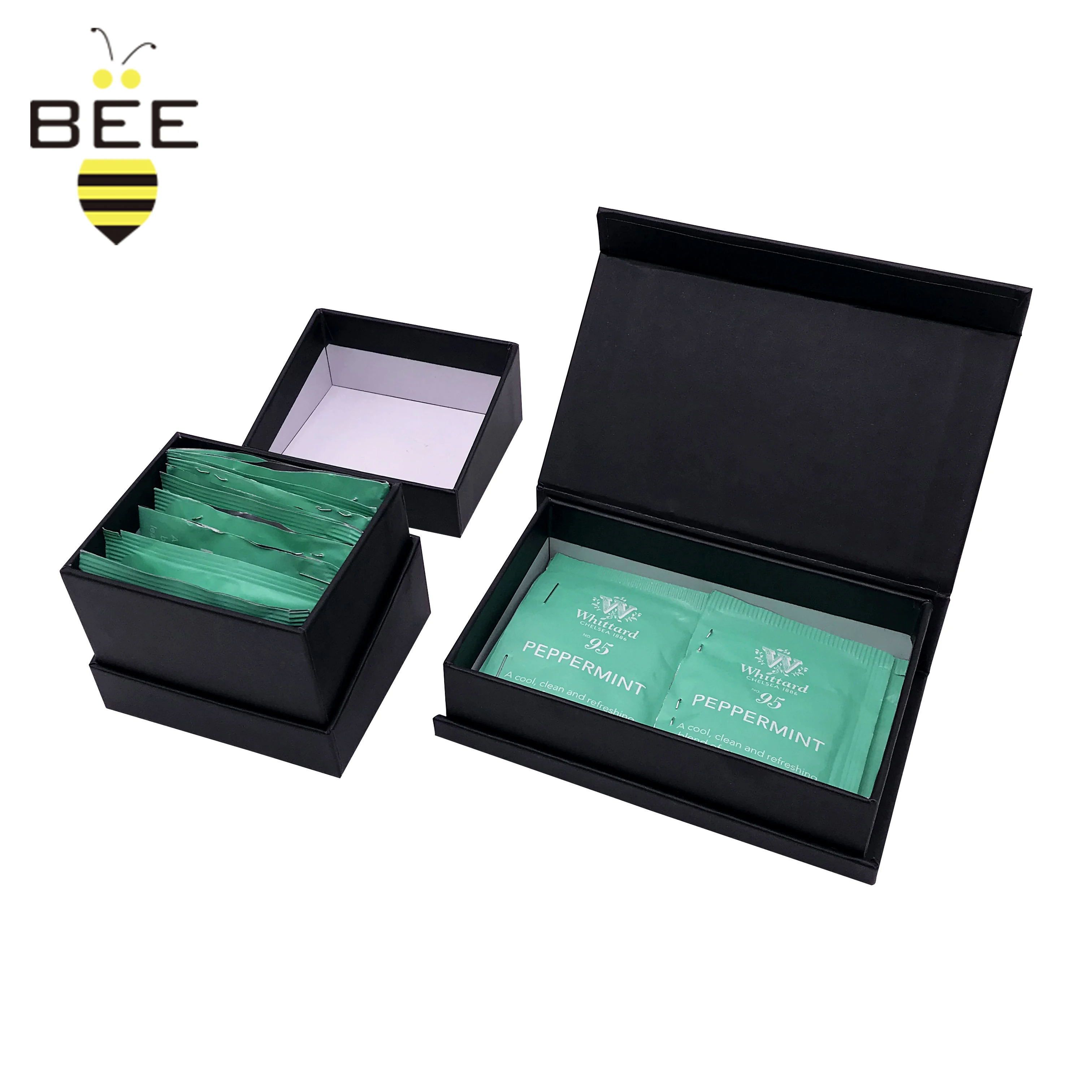 2019 new products black cardboard gift box magnetic gift box