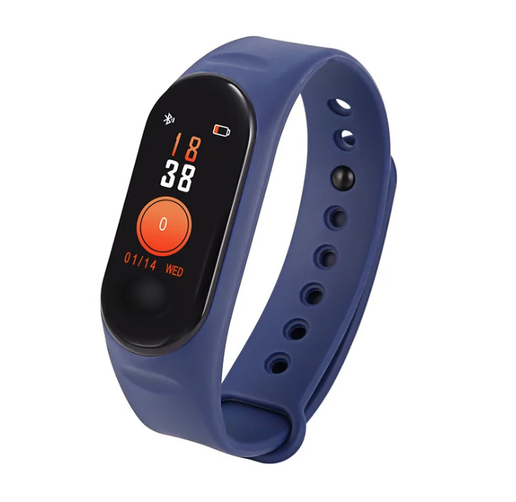 M3 Smart Wristband Fitness tracker Bracelet Waterproof smartwatch LED Message Heart Rate, Black
M3 Smart Wristband Fitness tracker Bracelet Waterproof smartwatch LED Message Heart Rate, Black