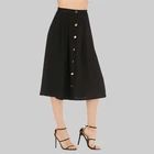 KEYIDI Wholesale New Button Loose Elegant Spring and Summer Lady Umbrella Skirt