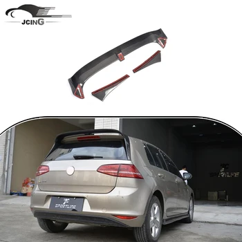 For Gti Style Carbon Rear Roof Spoiler For Volkswagen Vw Golf 7 Vii Mk7