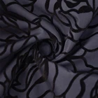 300T 100%Polyester flocking pongee Fabric with flocking finished