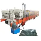 Aluminum Roof Panel Color Steel Metal Tile Sheet Forming Making Machine