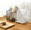 Wall mounted metal wire rack kitchen organizer draining dish rack basket