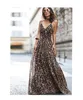 High Quality Woman Sexy Fashion Leopard Print Summer Maxi Casual Dress
