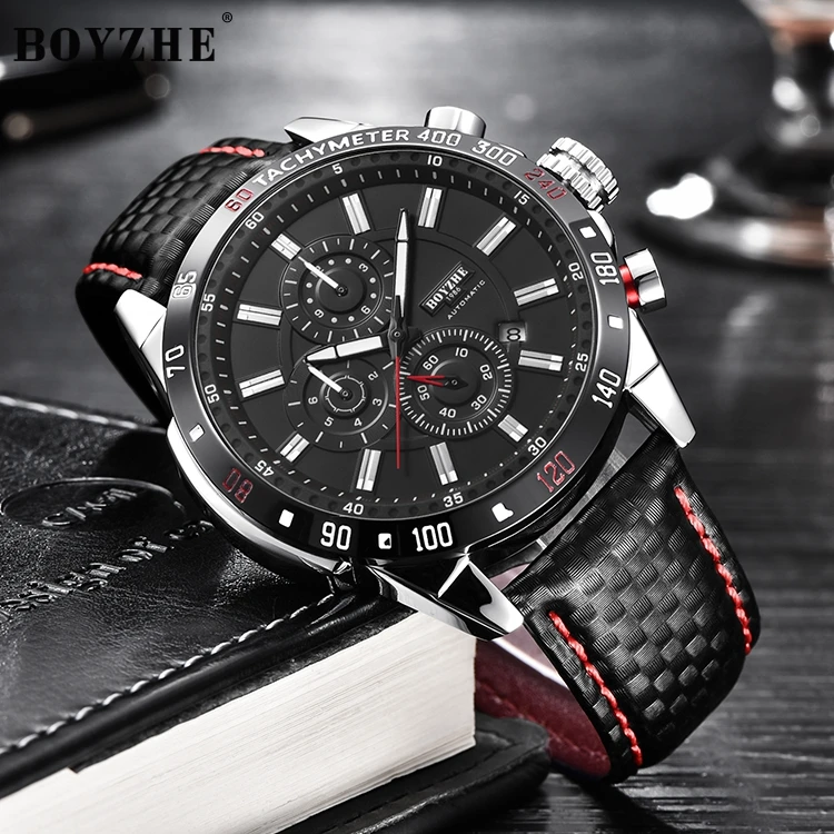 BOYZHE 48 Hours Delivery Hot Selling Silver Case Waterproof Full Automatic Mechanical Brand Automatic Watch
BOYZHE 48 Hours Delivery Hot Selling Silver Case Waterproof Full Automatic Mechanical Brand Automatic Watch