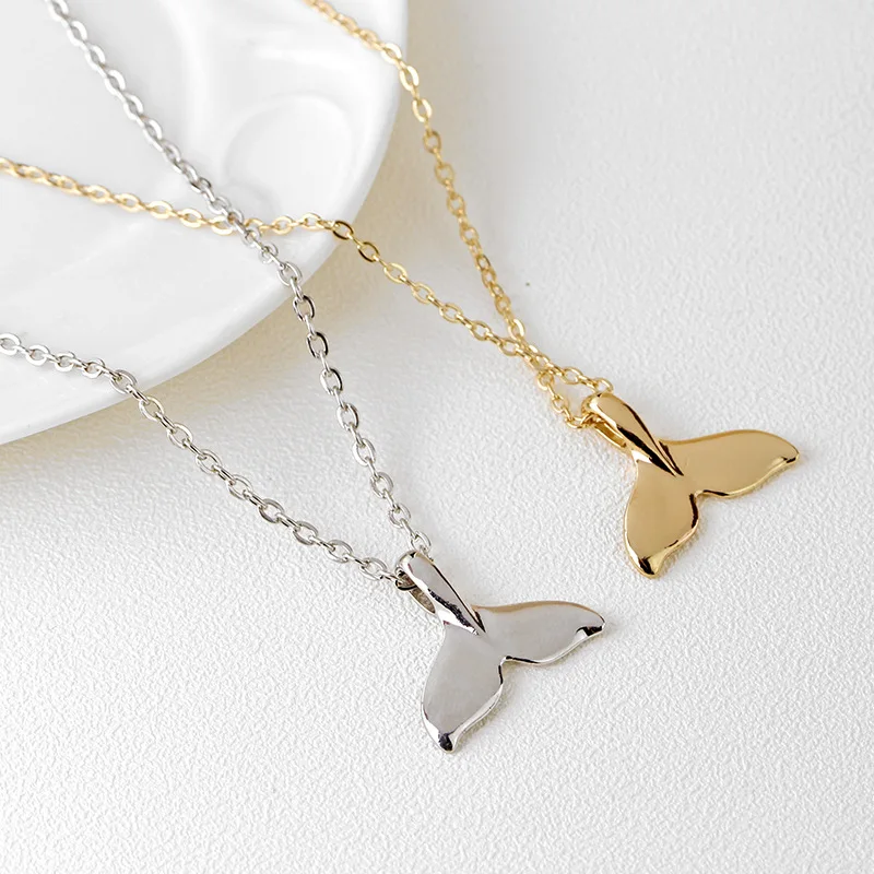 Hot style fashionable and sweet smooth fishtail necklace pendant contracted lovely mermaid collarbone chain girl
Hot style fashionable and sweet smooth fishtail necklace pendant contracted lovely mermaid collarbone chain girl