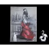 New Design Modern Canvas Prints Black Woman Nude Oil Painting