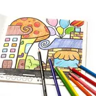 ome cmyk high quality hot sales child story coloring hardcover book