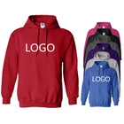 Custom Printed Cotton White Hoodie Men Sweatshirts Hoodies