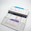 Customized paper boarding passes airlin flight raffle event ticket printing sheet tickets for the board to print raw material