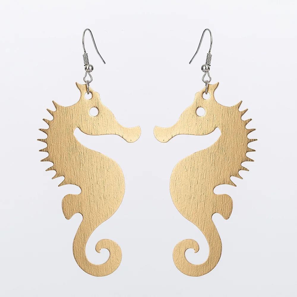 New aluminum earhook seahorse earrings brushed gold high-end fashion Marine life ear hook wedding and party for women, Gold,silver
New aluminum earhook seahorse earrings brushed gold high-end fashion Marine life ear hook wedding and party for women, Gold,silver