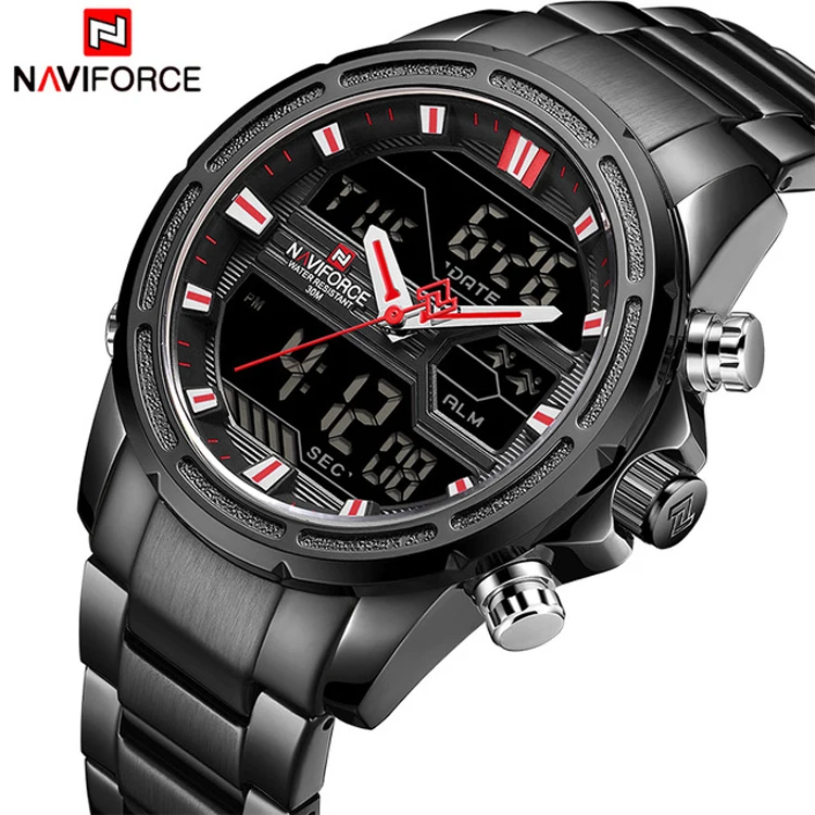 NAVIFORCE 9138 S Watches Top Brand Luxury Digital Quartz Watch Men LED Electronic Casual Sports Military Watches men's gift
NAVIFORCE 9138 S Watches Top Brand Luxury Digital Quartz Watch Men LED Electronic Casual Sports Military Watches men's gift
