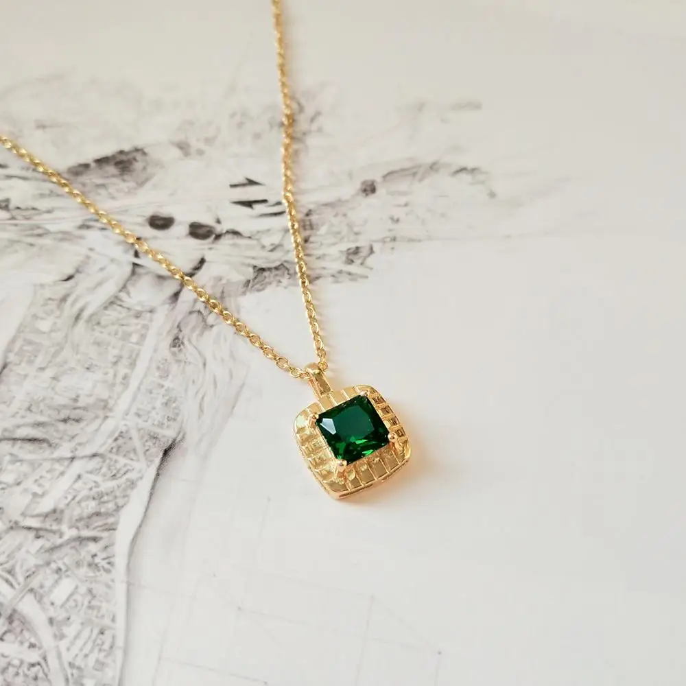 925 sterling silver green amethyst crystal necklace sterling silver for girls, Picture
925 sterling silver green amethyst crystal necklace sterling silver for girls, Picture