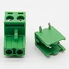 ht5.08 2pin Right angle Terminal plug type 300V 10A 5.08mm pitch connector pcb screw terminal block