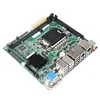 Ruggedized Intel H110 LGA1151 cpu i3 i5 i7 embedded mini pc motherboard with VGA DVI 14USB 10COM for bank hospital airport kios