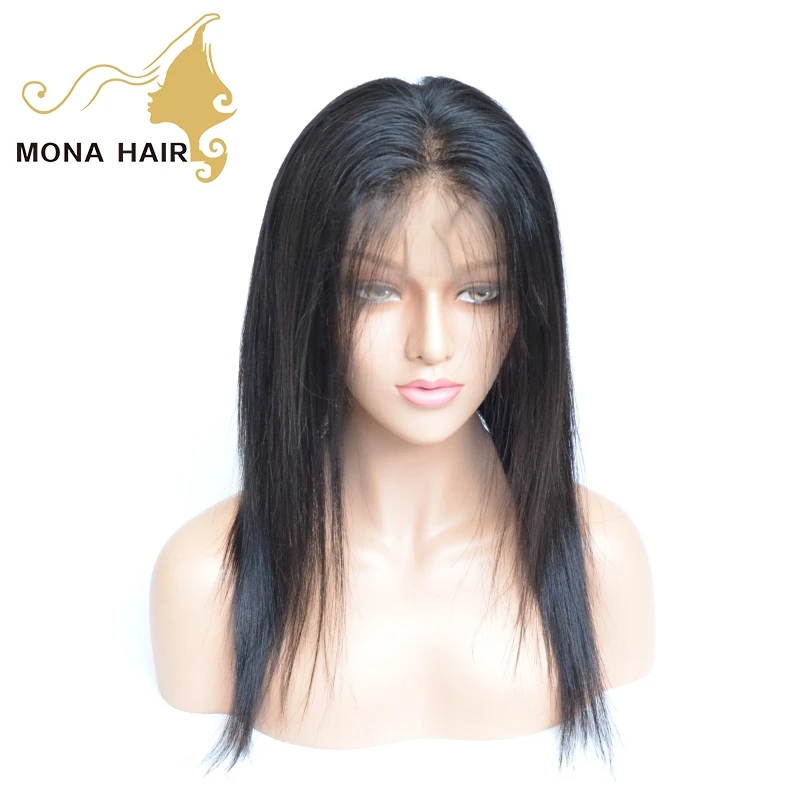 Wholesale Russian virgin human hair glueless full lace wig with baby hair, Natural color
Wholesale Russian virgin human hair glueless full lace wig with baby hair, Natural color