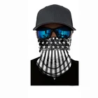 digital printed bandana seamless tube fabric sports bandana United Kingdom flag bandana