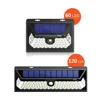 Shinedo newest 120 pcs LED Button Switch Outdoor Solar PIR Motion Sensor Security Light for Garden