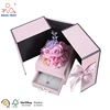 Flower Gift packaging Wedding valentine birthday Gift propose Christmas luxury Rose Preserved Fresh Flower Jewellery Gift Box