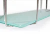 8mm big and small size polished smooth decorative glass shelf partition