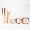 Luxury 40ml 100ml 120ml spray pump empty gold airless acrylic cosmetic products face lotion cream bottle packaging set