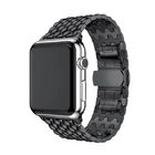 Stainless steel with dragon grain watch band for apple watch