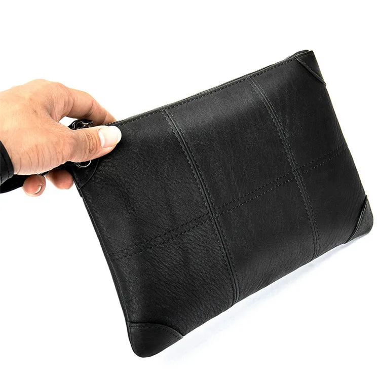 Factory Drop Shipping Custom Logo Low Moq 8699 Business Men Leather Clutch Bag Purse, Black
Factory Drop Shipping Custom Logo Low Moq 8699 Business Men Leather Clutch Bag Purse, Black