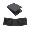 shenzhen iClever black foldable wireless bluetooth keyboard with Ultra Thin Foldable Rechargeable Battery Ergnomic Design