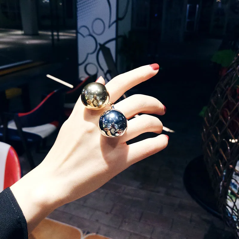 wholesale big large gold ball ring women Korean European single ball cocktail ring wild chunky statement ring chic delicate mom, Picture
wholesale big large gold ball ring women Korean European single ball cocktail ring wild chunky statement ring chic delicate mom, Picture