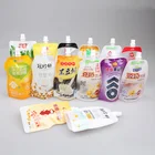 high temperature retorting Packaging Plastic Liquid Stand Up Pouch bag with spout manufacture