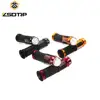 Universal Motorcycle Handlebar Cover Grips Smooth Soft Rubber Handlebar Grips With LED lantern