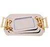 Hot sell chrome plated serving tray