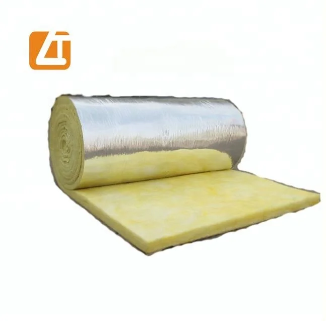 duct wrap house roof and outside walls insulation blanket fiber glass wool roll
