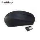 OEM matte black 5D optical wireless mouse with USB receiver