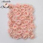 Silk Rose and Hydrangea Flower Panel flower wall backdrop