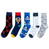Chinese Supplier funny animal Custom Design boy socks Top Quality 100% Cotton Happy men colorful socks