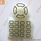Transparent Silicone Keypad Button elastomer 4x4 for LEDs waterproof outdoor keypad