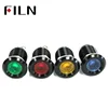 Filn 12mm black house light signal lamp LED 24v Indicator led light red yellow green light signal led lamp