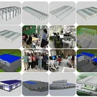 China low price prefabricated steel warehouse with crane
