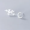 Irregular Fly Horse Moon Crystal Wedding Stud Earrings 2019 New