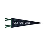 Factory felt hanging flag felt pennant flag felt sports banner