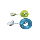 Sell well new type toys TPR tire with rope tail S tyre toys for dogs