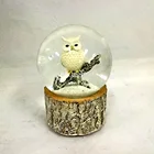 High Quality Custom Made Fawn Design Resin Souvenirs Snow Globe Transparent Crystal Water Ball